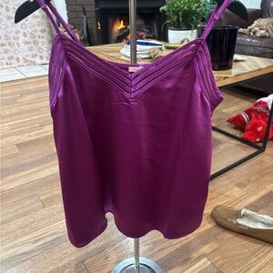 Skies Are Blue Magenta Camisole Top